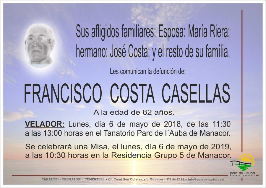 FRANCISCO COSTA CASELLAS