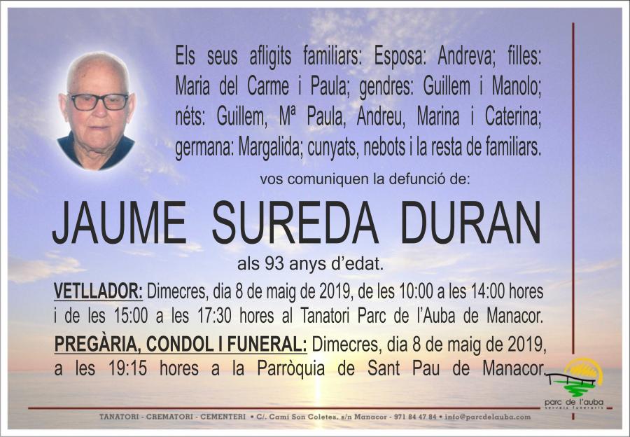 JAUME SUREDA DURAN