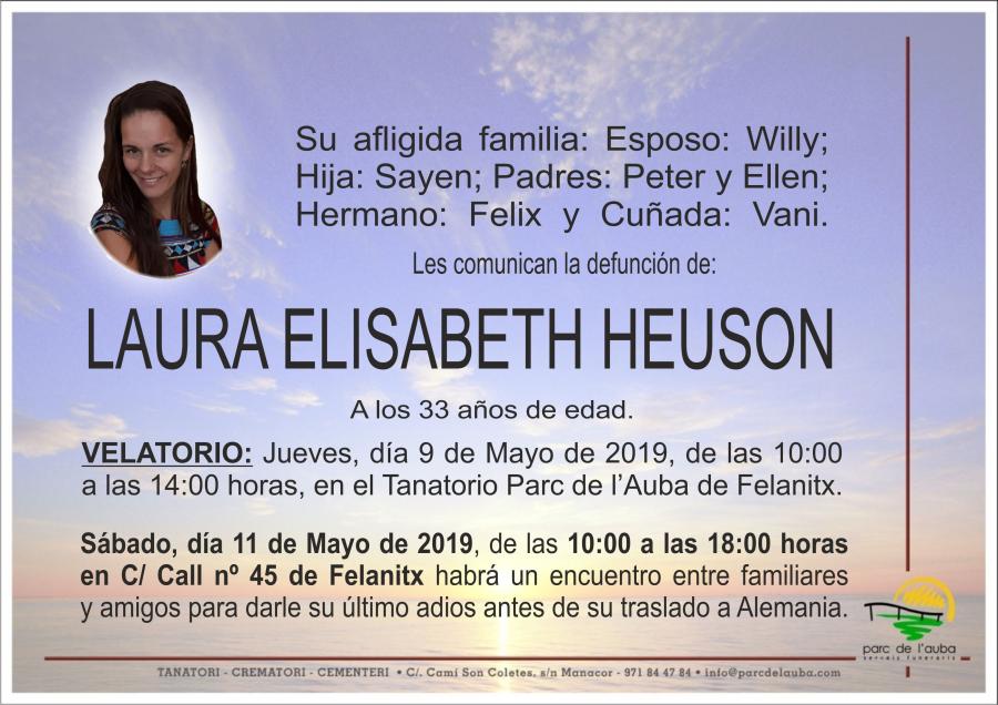 LAURA ELISABETH HEUSON