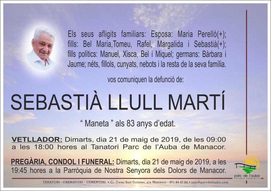 SEBASTIÀ LLULL MARTÍ