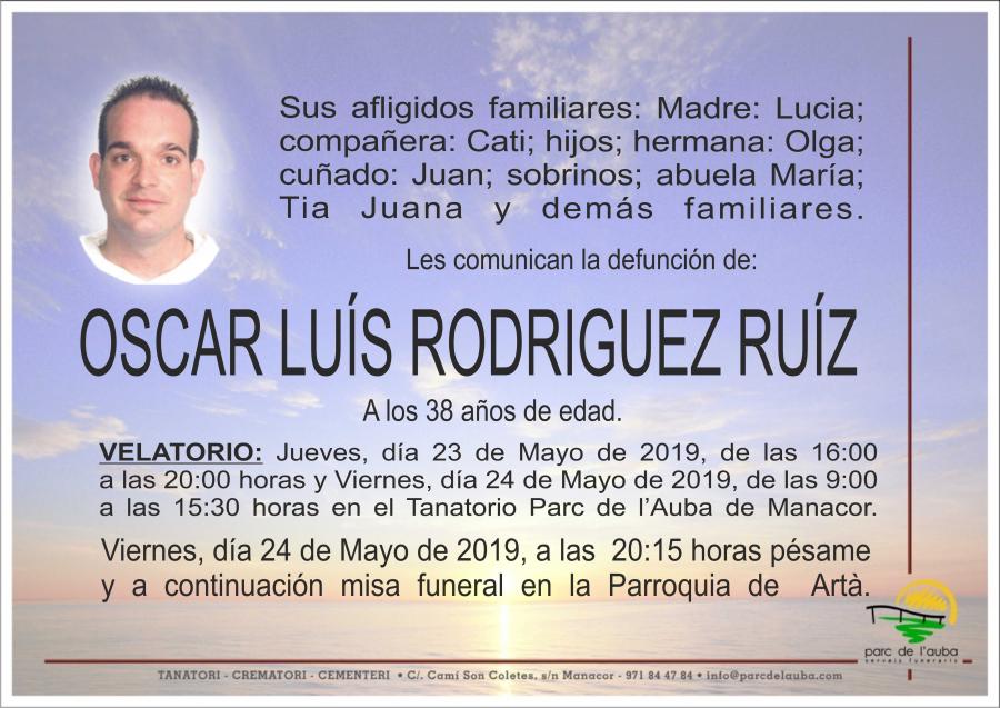 OSCAR LUÍS  RODRIGUEZ  RUIZ