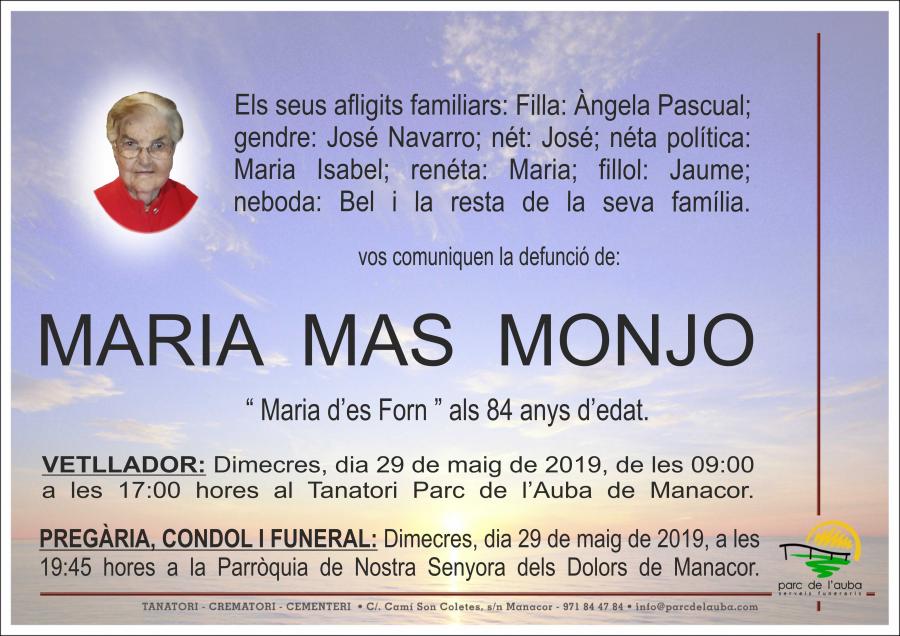 MARIA MAS MONJO