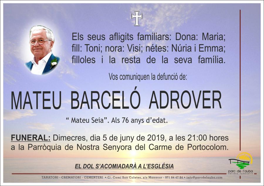 MATEU BARCELÓ ADROVER