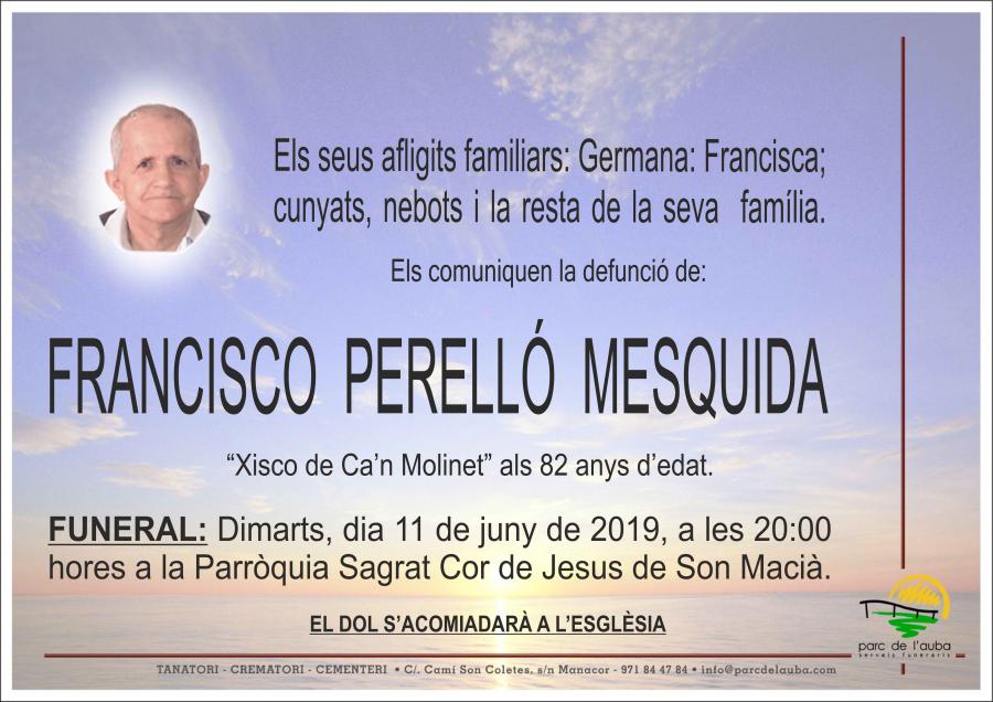 FRANCISCO PERELLÓ MESQUIDA