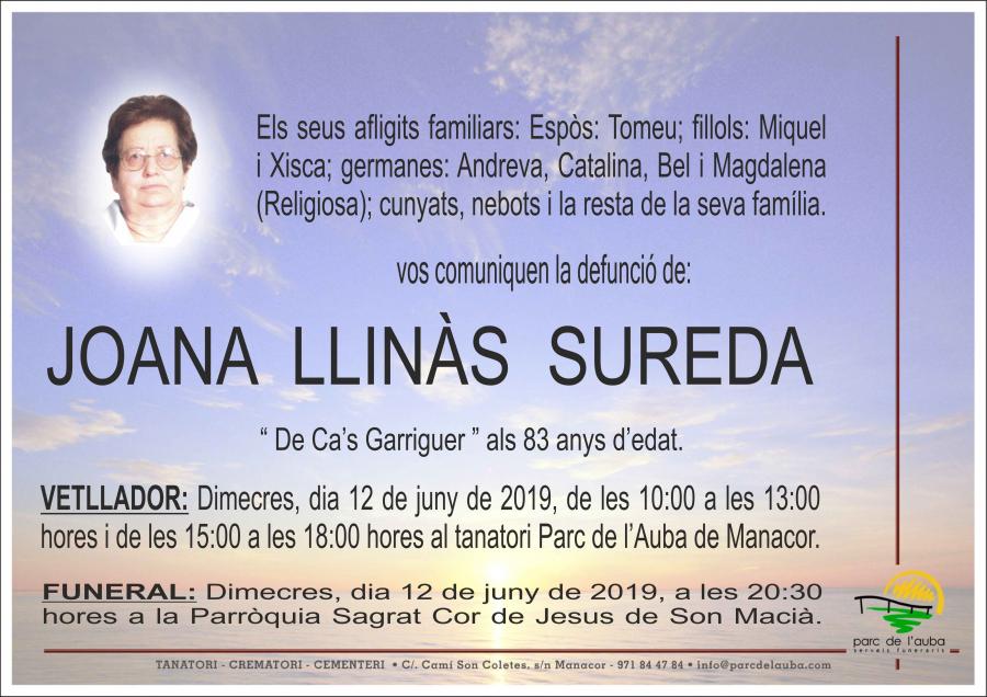 JOANA LLINÀS SUREDA