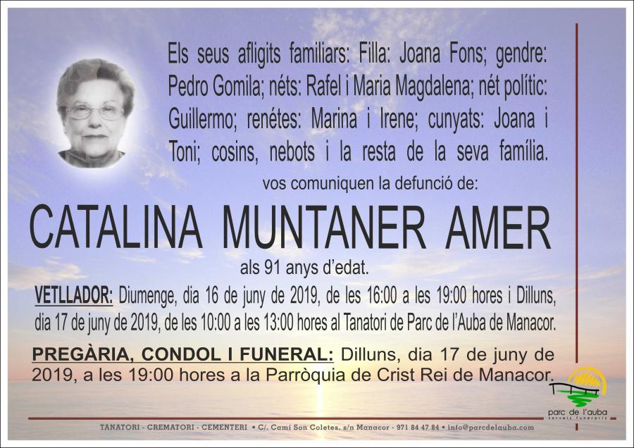CATALINA MUNTANER AMER