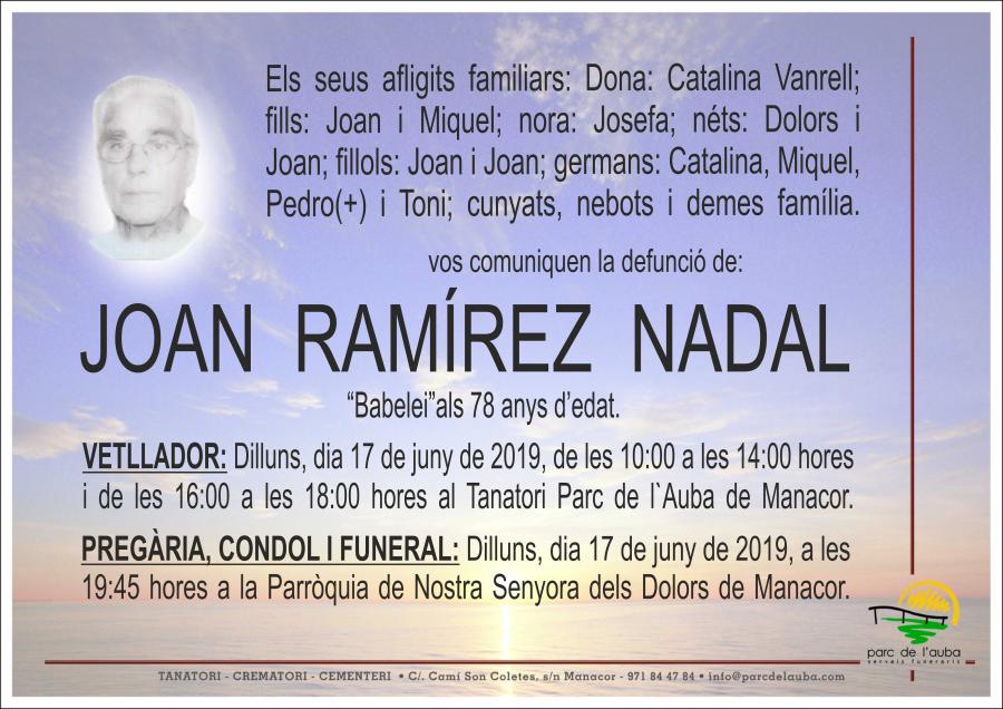 JOAN RAMÍREZ NADAL