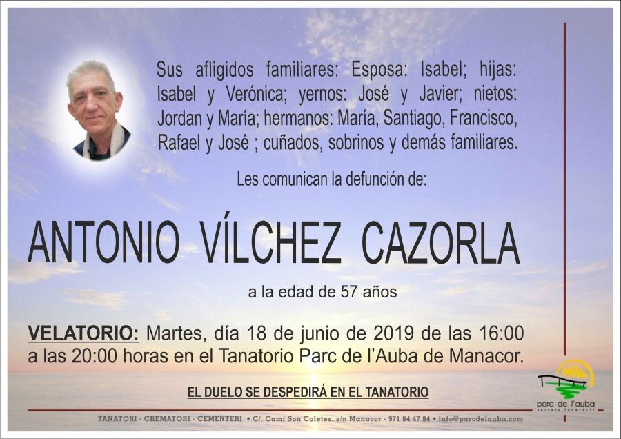 ANTONIO VÍLCHEZ  CAZORLA