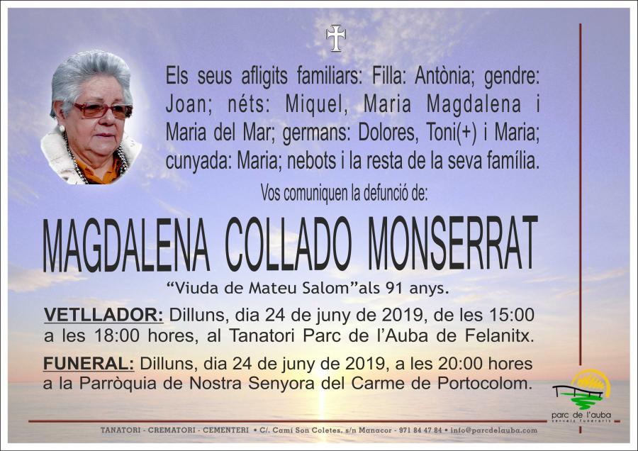 MAGDALENA COLLADO MONSERRAT
