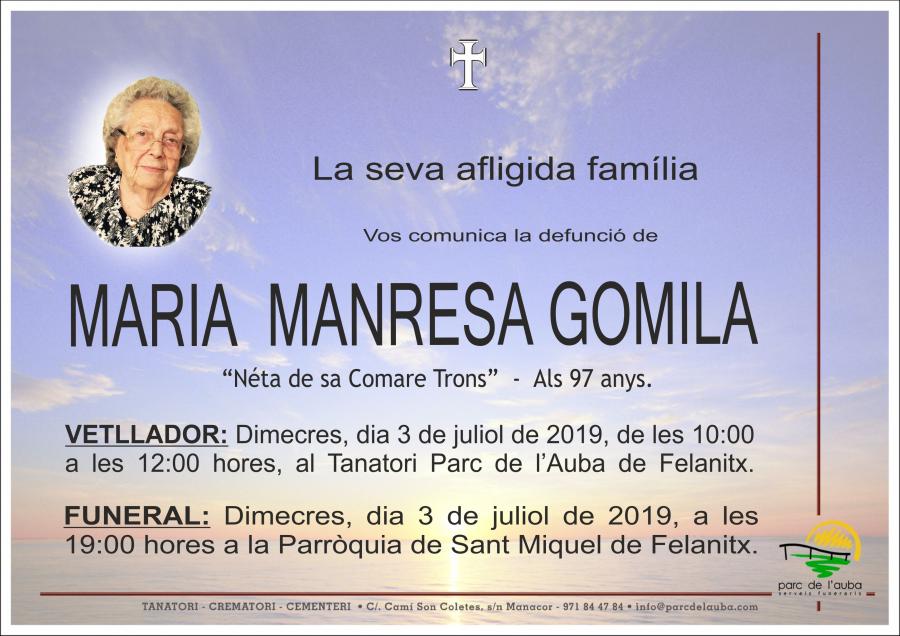 MARIA MANRESA GOMILA