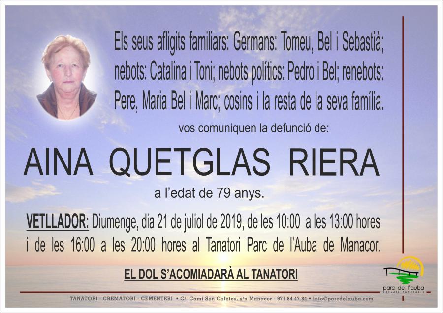 AINA QUETGLAS RIERA