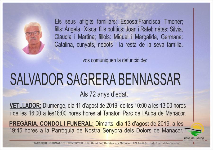 SALVADOR SAGRERA BENNASSAR