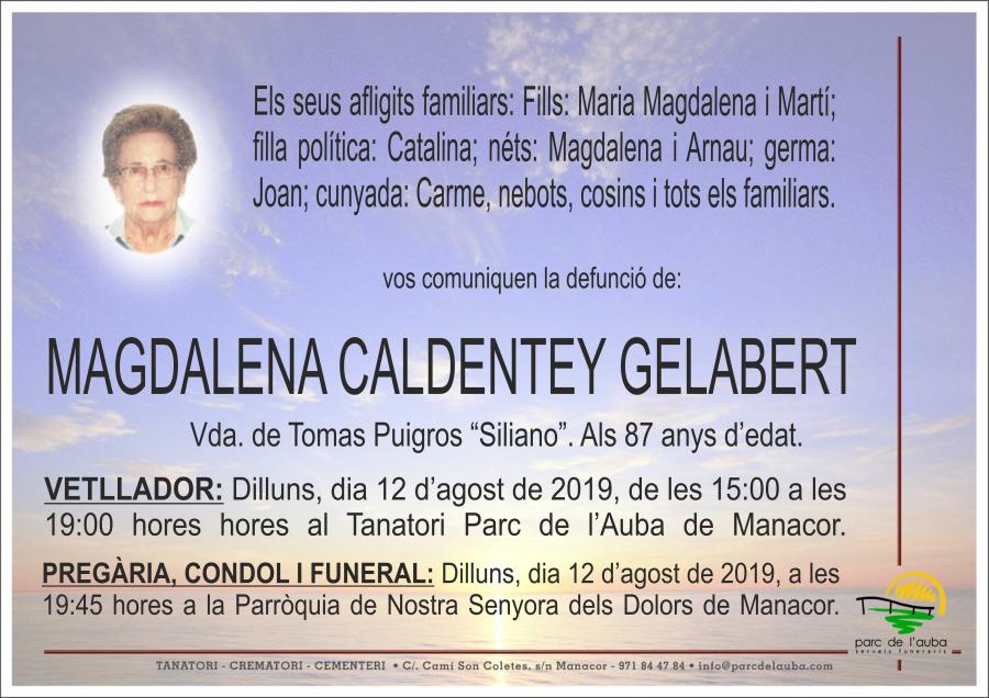 MAGDALENA  CALDENTEY GELABERT