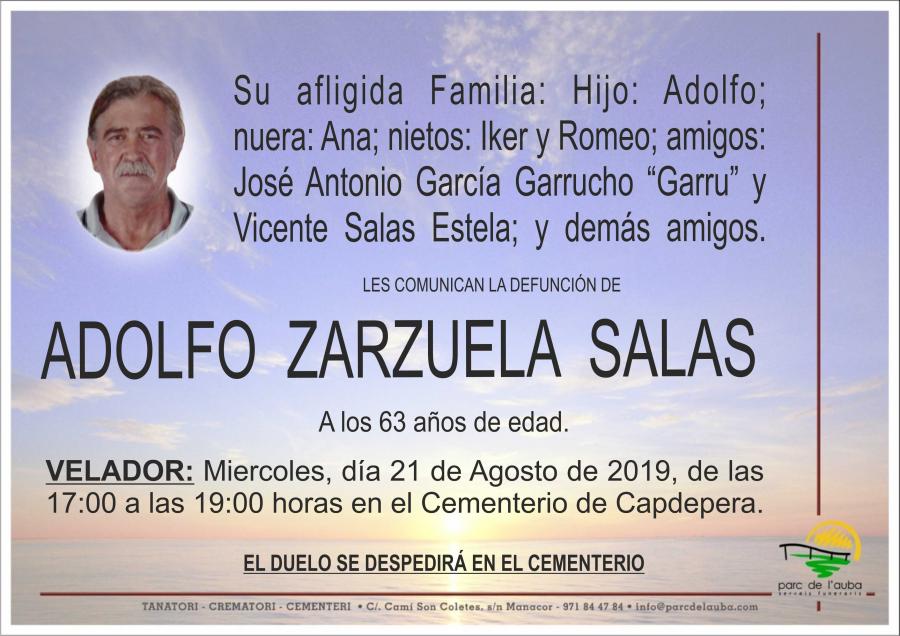 ADOLFO  ZARZUELA SALAS