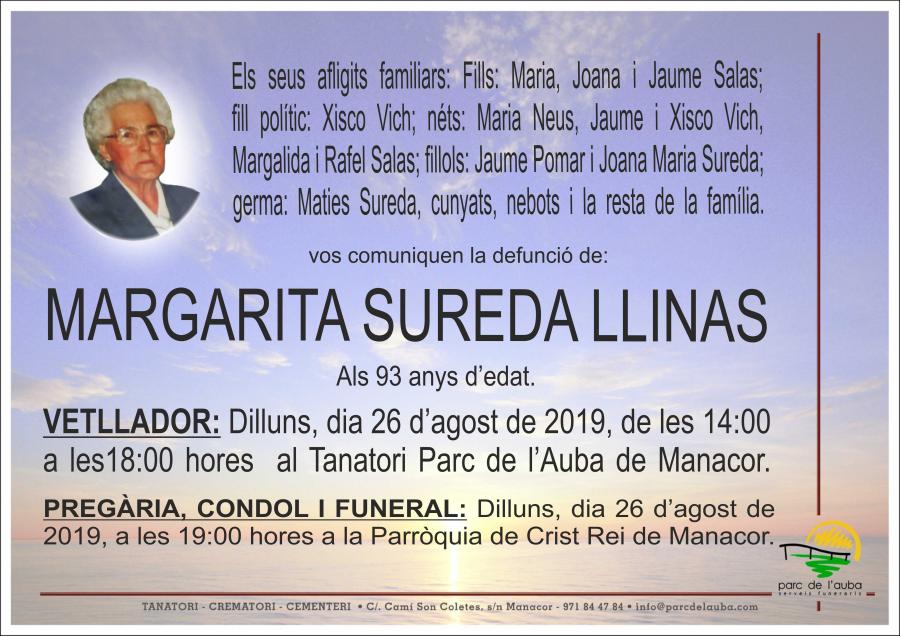 MARGARITA SUREDA LLINAS