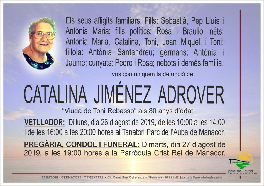 CATALINA JIMÉNEZ ADROVER