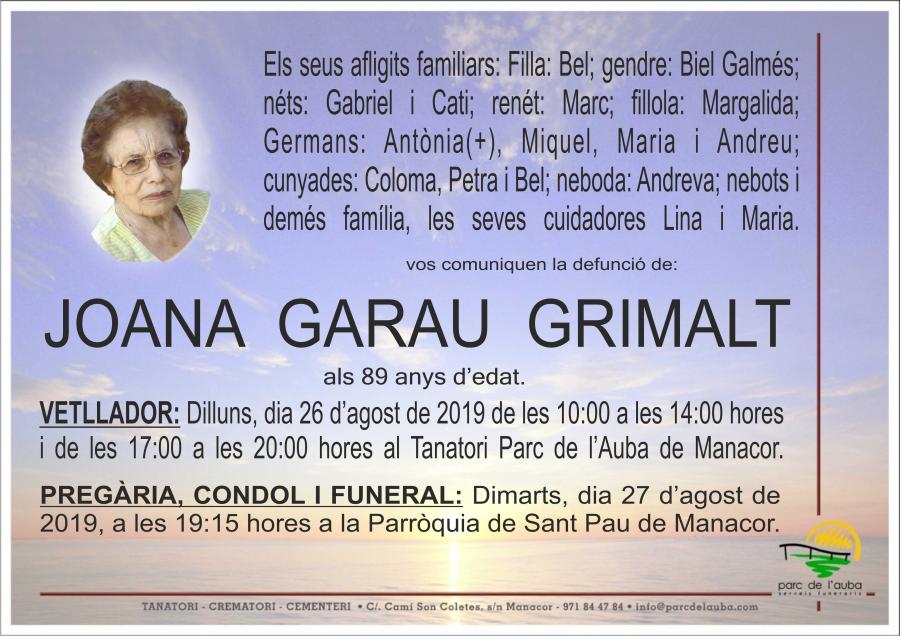 JOANA GARAU GRIMALT