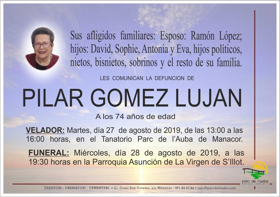 PILAR GOMEZ LUJAN