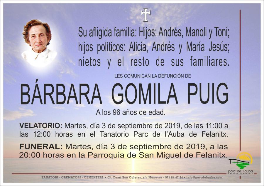 BÁRBARA GOMILA PUIG