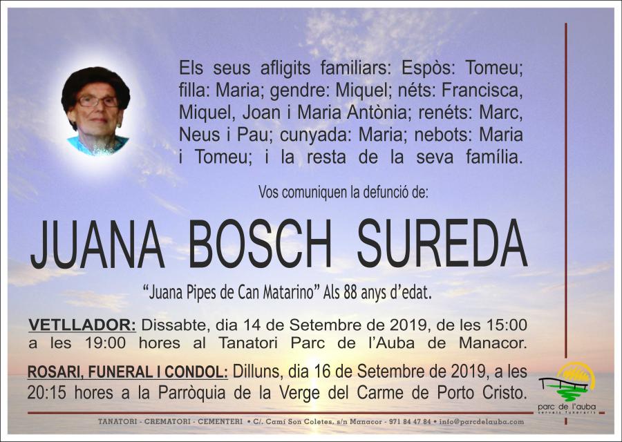 JUANA BOSCH SUREDA