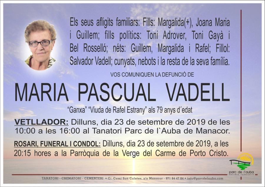 MARIA PASCUAL VADELL