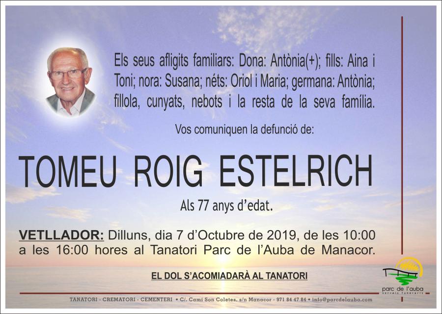 TOMEU ROIG ESTELRICH