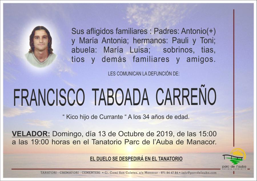 FRANCISCO TABOADA CARREÑO