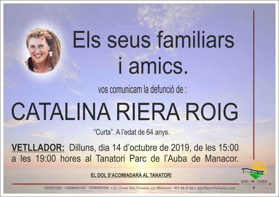CATALINA  RIERA ROIG