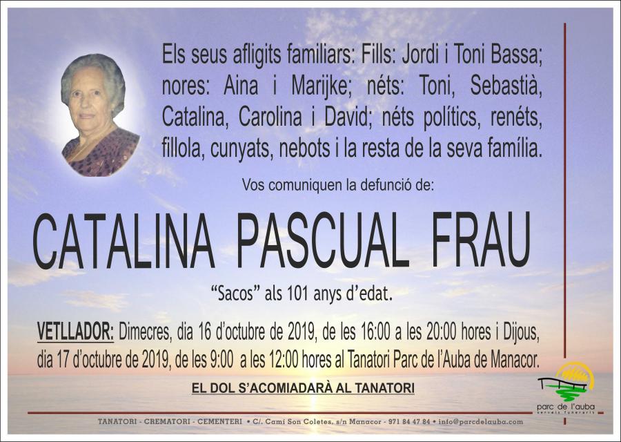 CATALINA  PASCUAL FRAU