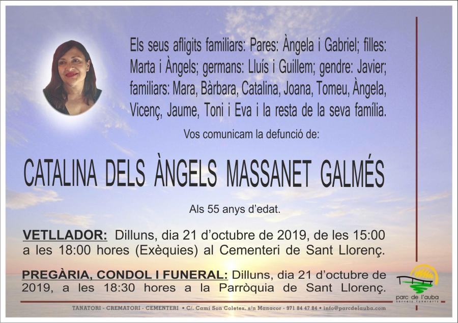 CATALINA DELS ÀNGELS MASSANET GALMÉS