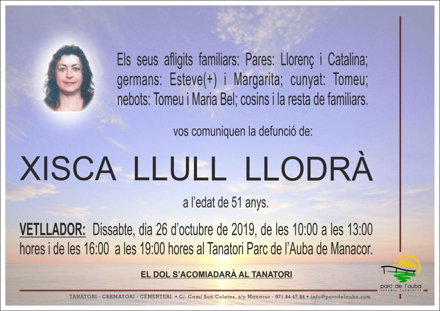 XISCA LLULL LLODRÀ