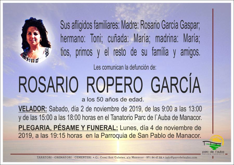 ROSARIO ROPERO GARCÍA