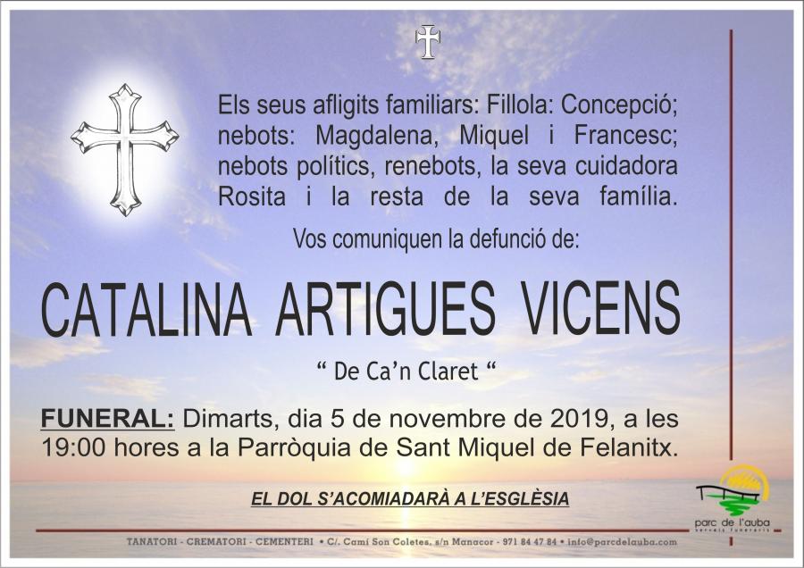 CATALINA ARTIGUES VICENS