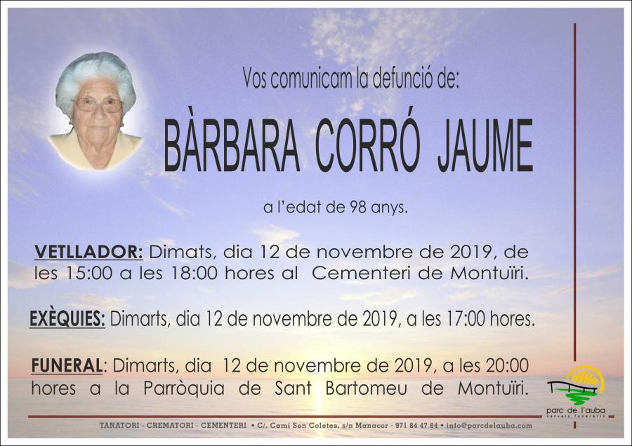BÀRBARA CORRÓ JAUME