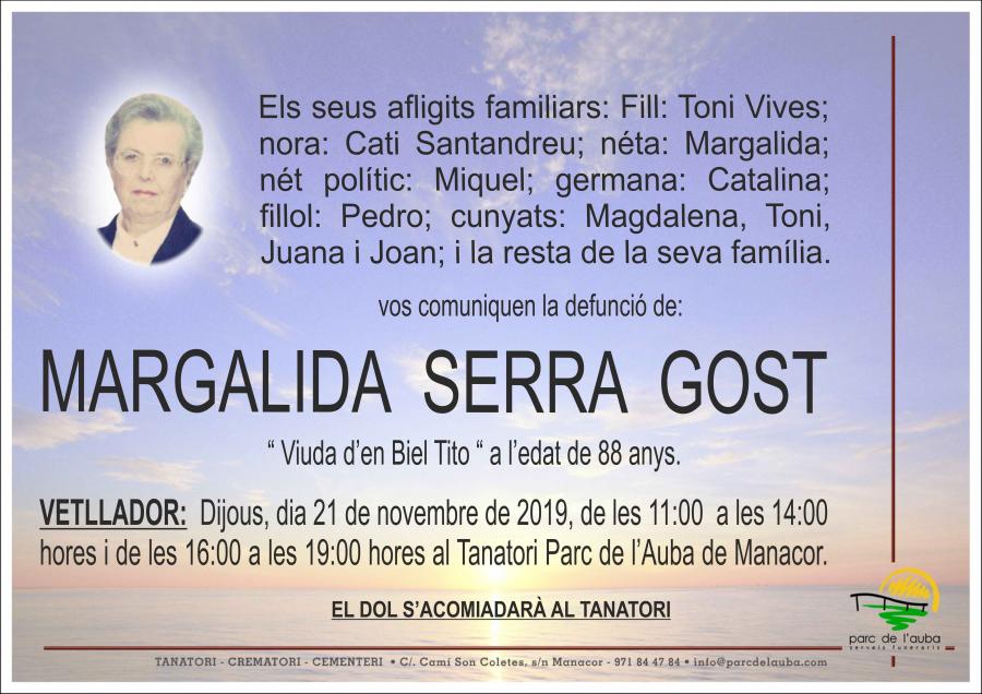 MARGALIDA  SERRA GOST