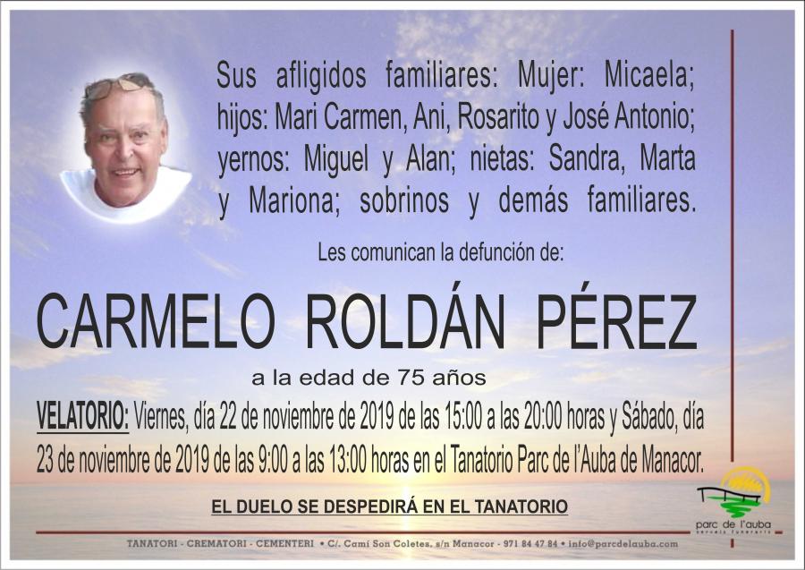 CARMELO ROLDÁN PÉREZ
