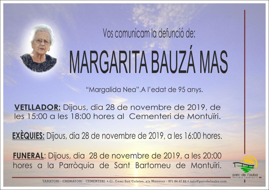 MARGARITA BAUZÁ MAS