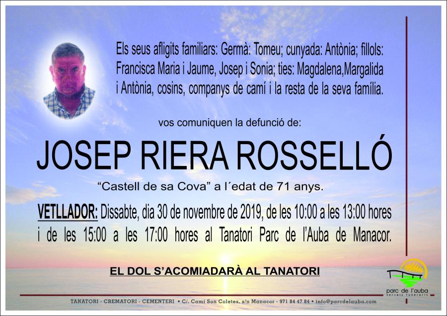 JOSEP RIERA PERELLÓ