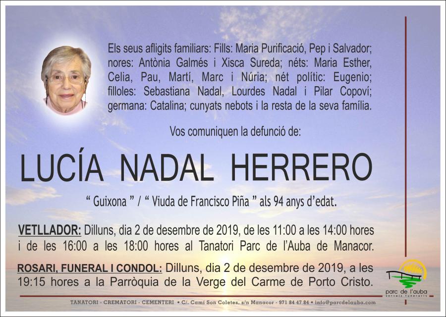 LUCÍA NADAL HERRERO