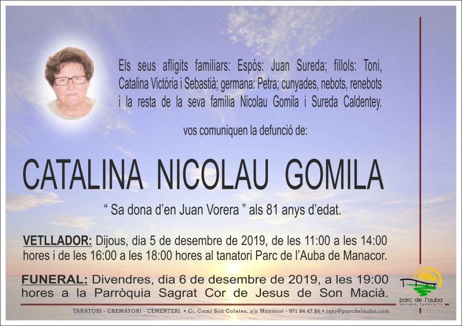 CATALINA NICOLAU GOMILA