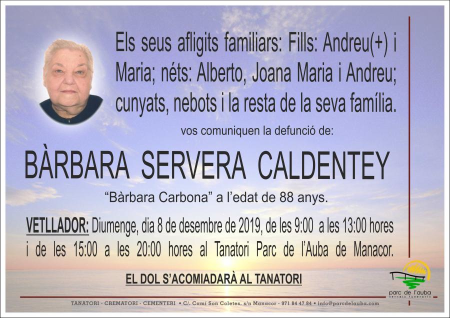 BÀRBARA SERVERA CALDENTEY