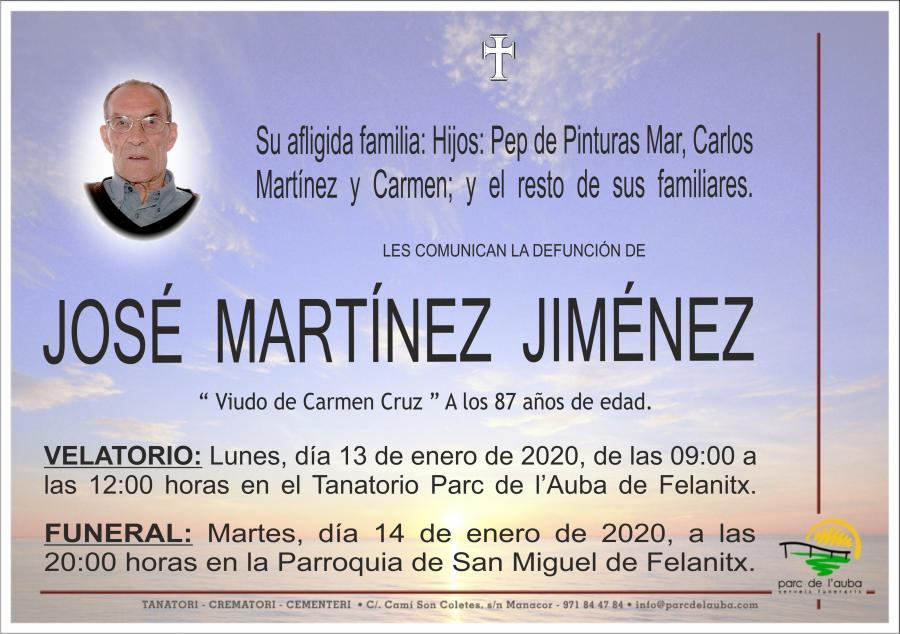 JOSÉ MARTÍNEZ JIMÉNEZ