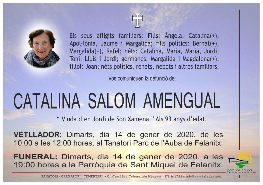 CATALINA SALOM AMENGUAL