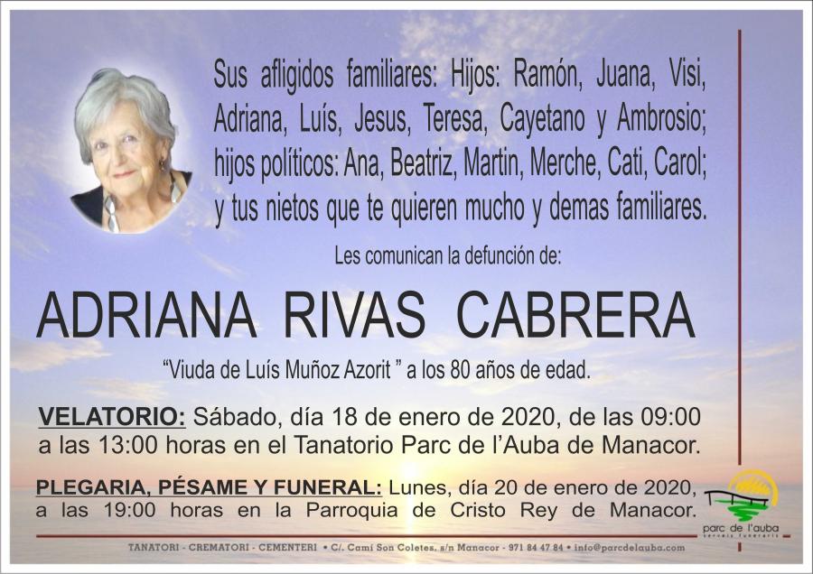 ADRIANA RIVAS CABRERA