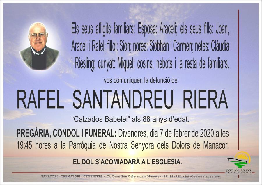 RAFEL SANTANDREU RIERA