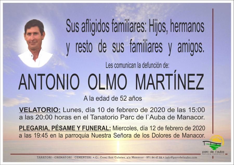 ANTONIO OLMO MARTÍNEZ