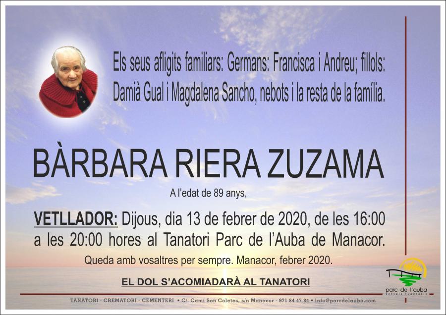 BÀRBARA RIERA ZUZAMA