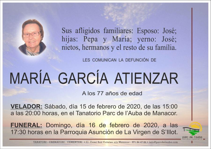 MARÍA GARCÍA ATIENZAR