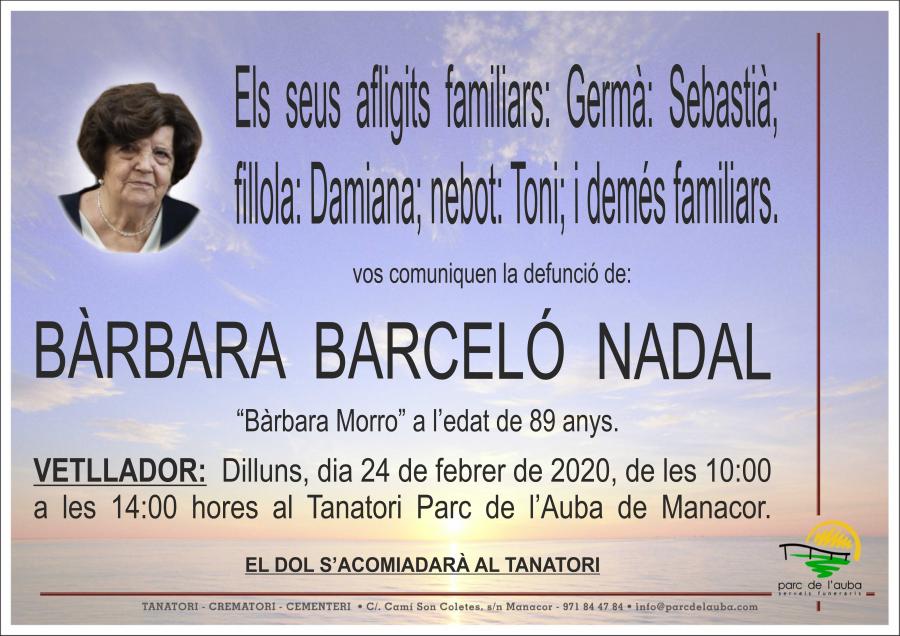 BÀRBARA BARCELÓ NADAL