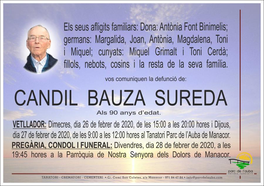 CANDIL BAUZA SUREDA